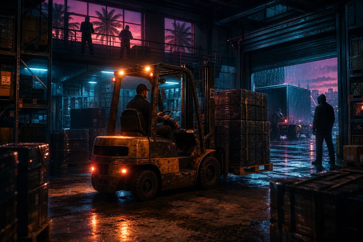 Warehouse Forklift Job