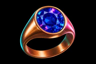 Bronze Sapphire Ring