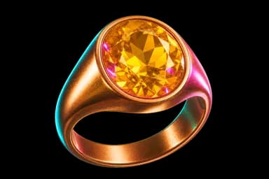 Bronze Topaz Ring