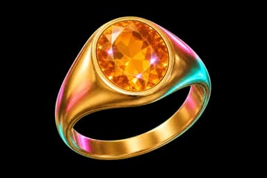 Gold Citrine Ring